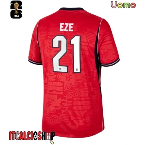 Inghilterra Eberechi Eze #21 Seconda Maglia Mondiali 2026 Manica Corta